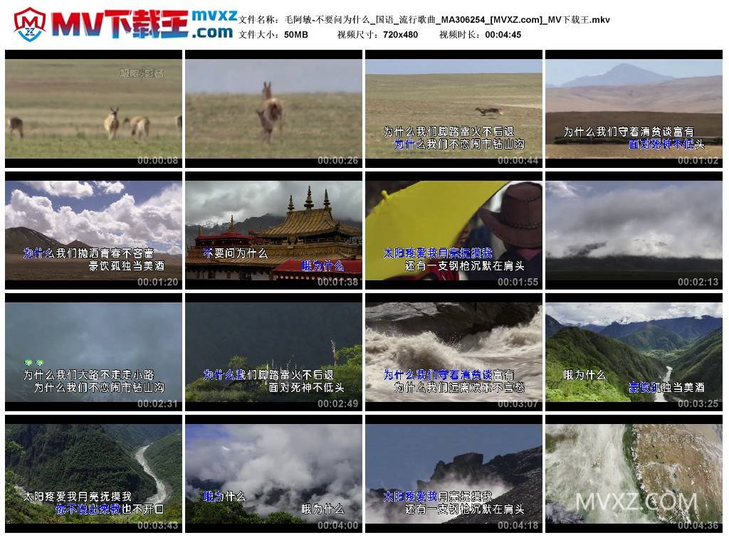 毛阿敏-不要问为什么_国语_流行歌曲_MA306254
